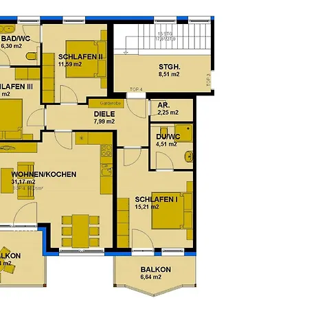 アパート Bergbiberlodge L ピーゼンドルフ